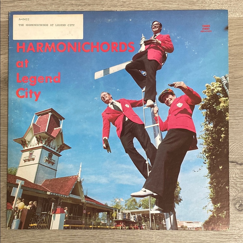 The Harmonichords at Legend City SIGNED Vintage Vinyl Record